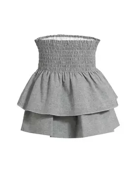 Юбка 4nenes mit Volants, серый