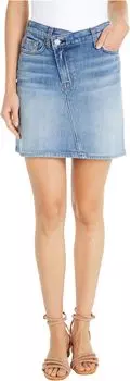 Юбка 7 For All Mankind Asymmetrical Skirt in Retro Ventura, цвет Retro Ventura