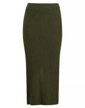 Юбка 8 By Yoox, зеленый