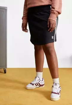 Юбка А-силуэта adidas Originals, черный
