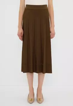 Юбка А-силуэта adL, хаки