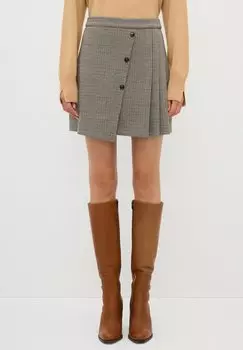 Юбка А-силуэта adL, коричневый