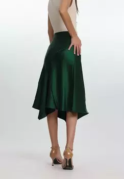 Юбка А-силуэта Anna Field, темно-зеленый