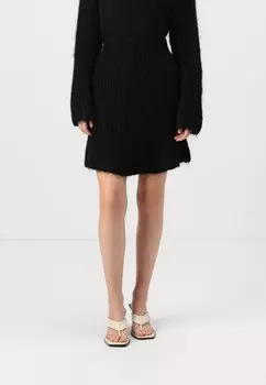 Юбка А-силуэта ANNALISA SKIRT MSCH Copenhagen, черный