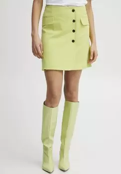 Юбка А-силуэта b.young, бутылочно-зеленый