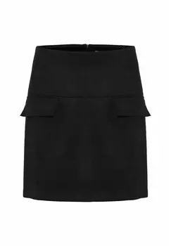 Юбка А-силуэта b.young, черный