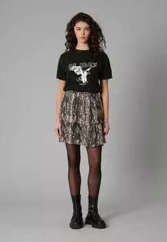 Юбка А-силуэта Be Edgy, антрацит