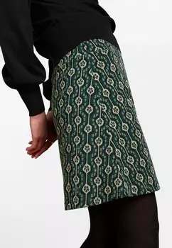 Юбка А-силуэта BORDER King Louie, зеленый