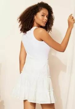 Юбка А-силуэта BRODERIE TIERED, REGULAR FIT Friends Like These, белый