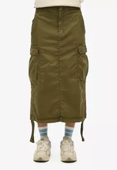 Юбка А-силуэта CARGO MIDI Superdry, охра
