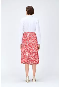 Юбка А-силуэта Caroll, красный