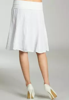 Юбка А-силуэта Caspar, белый