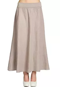 Юбка А-силуэта Caspar, грязевая