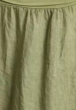 Юбка А-силуэта Caspar, оливковый