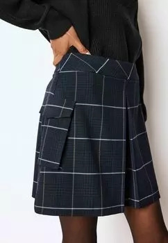 Юбка А-силуэта CHECK REGULAR FIT Next, цвет blue