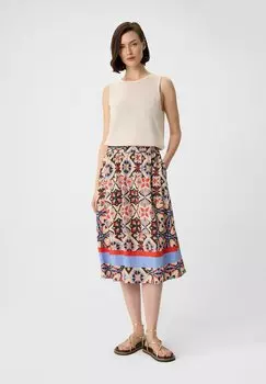 Юбка А-силуэта comma casual identity, оранжевый