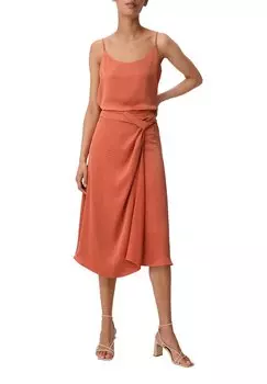 Юбка А-силуэта comma, оранжевый