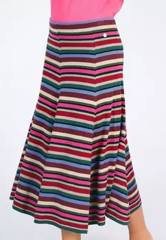 Юбка А-силуэта DEERBERG Deerberg, фиолетовый