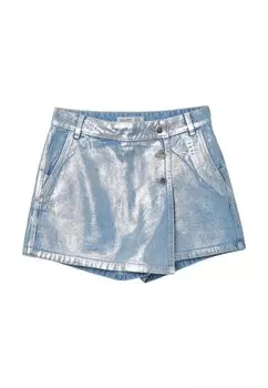Юбка А-силуэта Denim shorts Calliope, цвет Blu Denim Chiaro