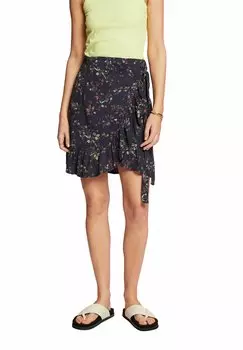 Юбка А-силуэта edc by Esprit, темно-синий