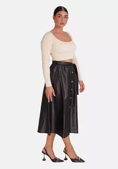 Юбка А-силуэта Elara, черный