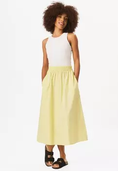 Юбка А-силуэта ELASTICATED GINI LONDON, желтый