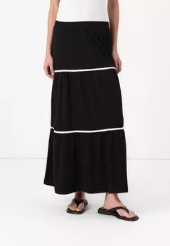 Юбка А-силуэта ERIN CONTRAST SKIRT JDY, черный