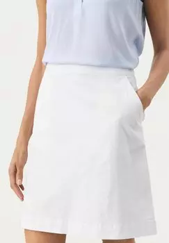 Юбка А-силуэта EVENSAS - Mini skirt Part Two, кремовый