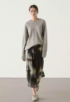 Юбка А-силуэта FLARED Massimo Dutti, синий