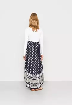 Юбка А-силуэта FLORAL LASCANA, темно-синий