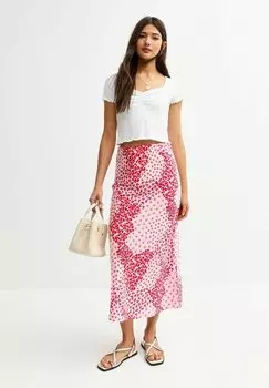 Юбка А-силуэта FLORAL PRINT MIDI New Look, цвет Pink Pattern