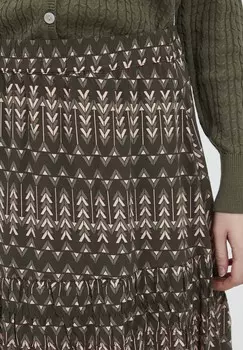 Юбка А-силуэта FRBATRIBE 5 SKIRT Fransa, серый деним
