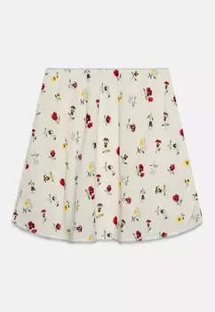 Юбка А-силуэта GAP X DOEN FLORAL MINI SKIRT GAP, кремовый