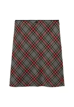 Юбка А-силуэта GIGI Mango, красный