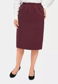 Юбка А-силуэта GOLDNER, Бордо