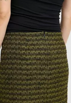 Юбка А-силуэта ICHI, цвет Evergreen