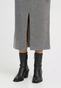 Юбка А-силуэта IHKATE JACQUARD ICHI, серый