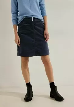 Юбка А-силуэта IN OPTIK Cecil, цвет blau