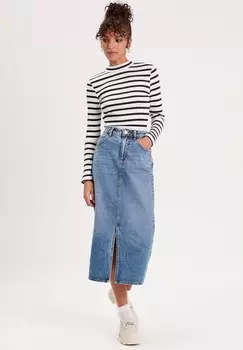 Юбка А-силуэта IN STANDARDGRSSE Cache Cache, цвет Denim Double Stone