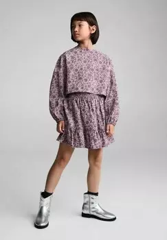 Юбка А-силуэта IRENE Mango Kids, Бордо