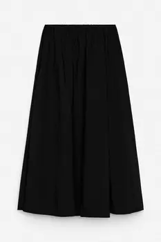 Юбка а силуэта из тафты Arket, черный