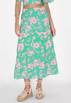 Юбка А-силуэта IZIA, бирюзовый