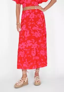 Юбка А-силуэта IZIA, красный