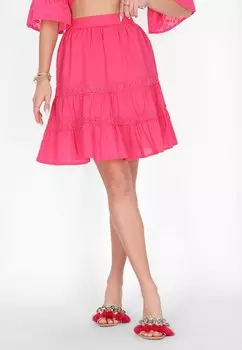 Юбка А-силуэта IZIA, розовый