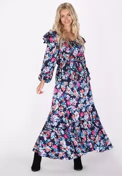 Юбка А-силуэта IZIA, синий