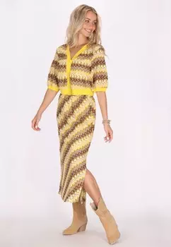 Юбка А-силуэта IZIA, желтый