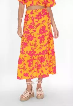 Юбка А-силуэта IZIA, желтый