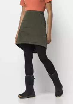 Юбка А-силуэта Jack Wolfskin "ALPENGLUEHEN SKIRT W", цвет Island-Moss