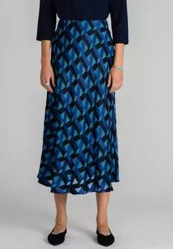 Юбка А-силуэта Jascha Stockholm, темно-синий