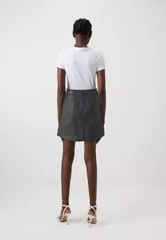 Юбка А-силуэта JDYNEWTHUNDER COATED SKIRT JDY, черный
